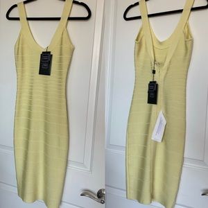 HERVE LEGER BONDAGE DRESS